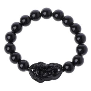 Pulsera «Pi Xiu» de obsidiana