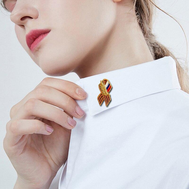 Broche con cinta bicolor 4 Broche con cinta bicolor - Imagen 4