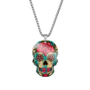 Collar de calavera mexicana