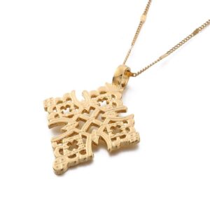 Colgante con cruz copta
