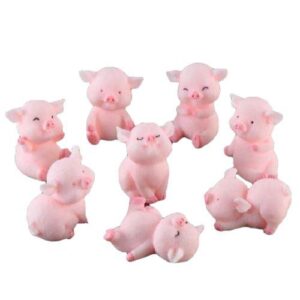 Estatua del cerdito de la suerte
