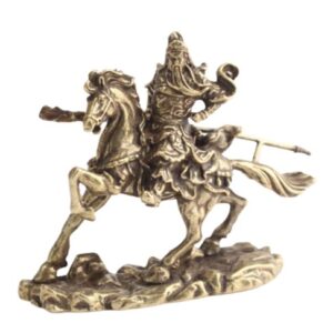Estatua de latón del general Guan Yu