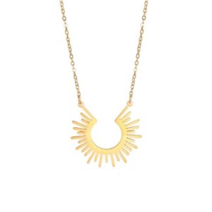 Collar Sol tribal amazónico