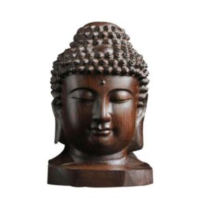 Figura de cabeza de Buda